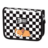 Unipap St.Right Sleepy Corgi kutyusos kihajtható tolltartó PC03 20,5x14x3,5cm