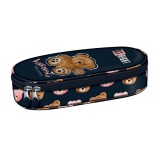 Unipap St.Right Teddy Bear ovális tolltartó PC01 23x9,5x6cm