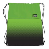 Unipap St.Right Zöld színátmenetes tornazsák, sportzsák 34x43cm
