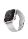 UNIQ case Valencia Apple Watch Series 4/5/6/SE 40mm. srebrny/titanium silver
