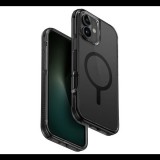 Uniq Combat Apple iPhone 16 MagSafe szilikon tok, karbon fekete (-IP6.1(2024)-COMMBLK) (UNIQ-IP6.1(2024)-COMMBLK)