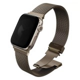 Uniq Dante Pro Apple Watch 1/2/3/4/5/6/7/8/9/10/11/SE/SE2/SE3 (40/41/42mm) rozsdamentes acél szíj, arany