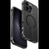 Uniq Eleva Apple iPhone 16 Pro Max Magsafe szilikon tok tartó résszel, karbon fekete (UNIQ1353)