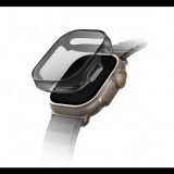 Uniq Garde Hybrid Apple Watch Ultra 49mm tok tempered kijelző fóliával fekete-átlátszó (UNIQ-49MM-GARSMK) (UNIQ-49MM-GARSMK) - Kijelzővédő fólia