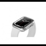 Uniq Glase Dual Pack Apple Watch S7 41mm szilikon tok átlátszó-fekete (62298) (UN62298) - Szíj