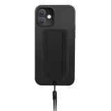 Uniq Hybrid Heldro - iPhone 12 Mini tok karpántal - fekete