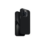 Uniq Lyden Apple iPhone 15 Pro Magsafe Bőr tok, fekete