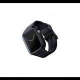Uniq Monos Apple Watch 44/45mm hibrid szíj tok fekete (UNIQ-45MM-MONOSBLK) (UNIQ-45MM-MONOSBLK) - Szíj