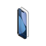 Uniq Optix ExoFit Vivid Apple iPhone 17 Pro Max tempered glass kijelzővédő üvegfólia felhelyező kerettel, átlátszó