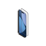 Uniq Optix Vision AR Apple iPhone Air (2025) tempered glass kijelzővédő üvegfólia felhelyező kerettel, kék fény szűrős, átlászó