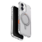 Uniq Swivix Apple iPhone 17 tok 360 fokban állítható kitámasztóval, átlátszó