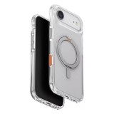 Uniq Swivix Apple iPhone Air (2025) tok 360 fokban állítható kitámasztóval, átlátszó