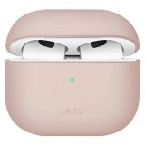 UNIQ Tok Lino AirPods 3 gen. szilikon pirosas rózsaszín tok