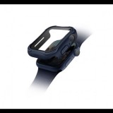 Uniq Torres Apple Watch 4/5/6/SE 44mm tok, tempered kijelző fóliával, kék (UNIQ-44MM-TORBLU) (UNIQ-44MM-TORBLU) - Kijelzővédő fólia