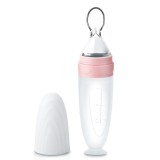 Unique Baby adagolós etetőkanál - Rózsaszín