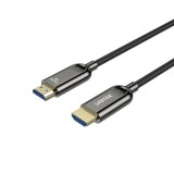Unitek C11085GY01 HDMI - HDMI 2.1 Optikai Kábel 10m - Fekete (C11085GY01-10M)