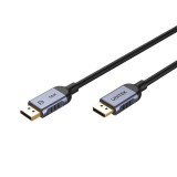 UNITEK C1626GY01-1M DisplayPort kábel Fekete, Szürke