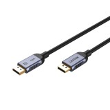 Unitek C1628GY01 DisplayPort 2.1 apa - DisplayPort 2.1 apa Kábel 3m - Fekete (C1628GY01-3M)