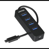 Unitek H1117B USB Type-C HUB (4 port) Bontott
