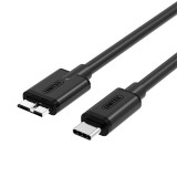 Unitek Prémium USB-C - USB-B micro 3.0 kábel 1m (Y-C475BK)