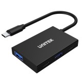 Unitek Prémium USB elosztó C 10 Gbps 2x USB-A 2x USB C (H1302A)
