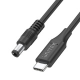 Unitek USB-C - DC 5.5x1.7 65W Acer laptop tápkábel 1.8m (C14119BK-1.8M)