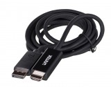UNITEK V1608A video átalakító kábel 1,8 M DisplayPort HDMI Szürke