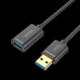 Unitek Y-C457GBK USB 3.0 Hosszabító kábel 1m Fekete (Y-C457GBK)