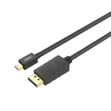 UNITEK Y-C611BK DisplayPort kábel 2 M Mini DisplayPort Fekete