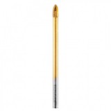 Univerzális 4 élű üvegfúró, fa, műanyag, fém, kőzet, kerámia fúráshoz, 5mm, Graphite