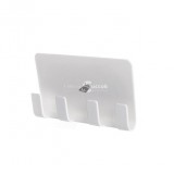 Univerzális falra szerelhető telefontartó és akasztó Fehér - Praktikus eszköz okostelefonok tárolásához és töltéséhez otthon vagy irodában