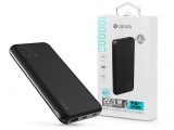 Univerzális hordozható, asztali akkumulátor töltő - Devia Smart Series 22.5W Full Compatible Power Bank - USB + Type-C + microUSB + PD - 10.000 mAh - fekete