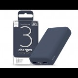 Univerzális hordozható, asztali akkumulátor töltő - Juice ECO 3 Power Bank - 2xUSB +Type-C - 10.000 mAh - sötétkék (JU195089)
