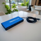 Univerzális HP Elite TPA-B01 USB-C dokkolóegység USB 3.0 x3db, USB-c, HDMI, DP, LAN, Audio, Töltés