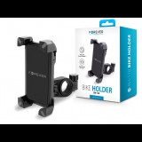 Univerzális kerékpárra szerelhető telefontartó - Forever BH-110 Bike Holder - fekete (TF-0110)