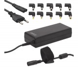 Univerzális laptop/notebook töltő adapter tápkábellel (Delight 55360)