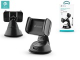 Univerzális PDA/GSM autós tartó max. 3,5-6" méretű készülékekhez - Devia Universal Suction Pad Car Mount V2 - fekete