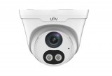 Uniview Easystar 2MP Colorhunter turret dómkamera, 2.8mm fix objektívvel, mikrofonnal és hangszóróval IPC3612LE-ADF28KC-WL