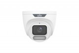 Uniview Easystar Colorhunter 4MP OwlView Wise-ISP turret dómkamera, 2.8mm fix objektívvel, mikrofonnal IPC3624LE-ADF28K-WP