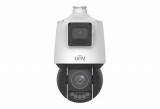 Uniview Prime 2x4MP Dual lencsés Lighthunter 4mm fix és 4,8-120mm motoros objektívvel ellátott PTZ kamera IPC94144SR-X25-F40C