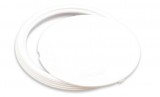 UNIVOLT 000807 AZR 85 fehér kerek takarófedél, fehér, PVC, kipattintható fedéllel, átm. 85mm