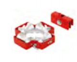 UNIVOLT 002893 PR ALU 40 kábeltálca görgő 40mm, 4 alu görgő, max. kábelátmérő 40 mm