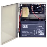 UPS szünetmentes tápegység 12VDC 1A +FIAMM akku