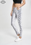 Urban Classics Ladies Animal Stretch Twill Skinny Pants