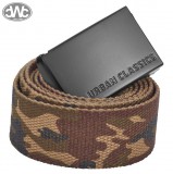 Urban Classics - Long Canvas Wood Camo Vászon Öv