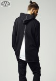 Urban Classics Long Shaped Back Zipped Hoody