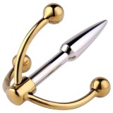 Urethralplay - horgonyos fém dilátor - 4,5cm (ezüst)