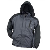 Urgent Y263 Bélelt Kabát Szürke-Fekete