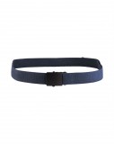 US DARK BLUE BELT COTTON BLACK BUCKLE - öv, csúszócsat, sötétkék, MIL-TEC