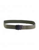 US OD BELT COTTON BLACK BUCKLE - öv, csúszócsat, oliv, MIL-TEC